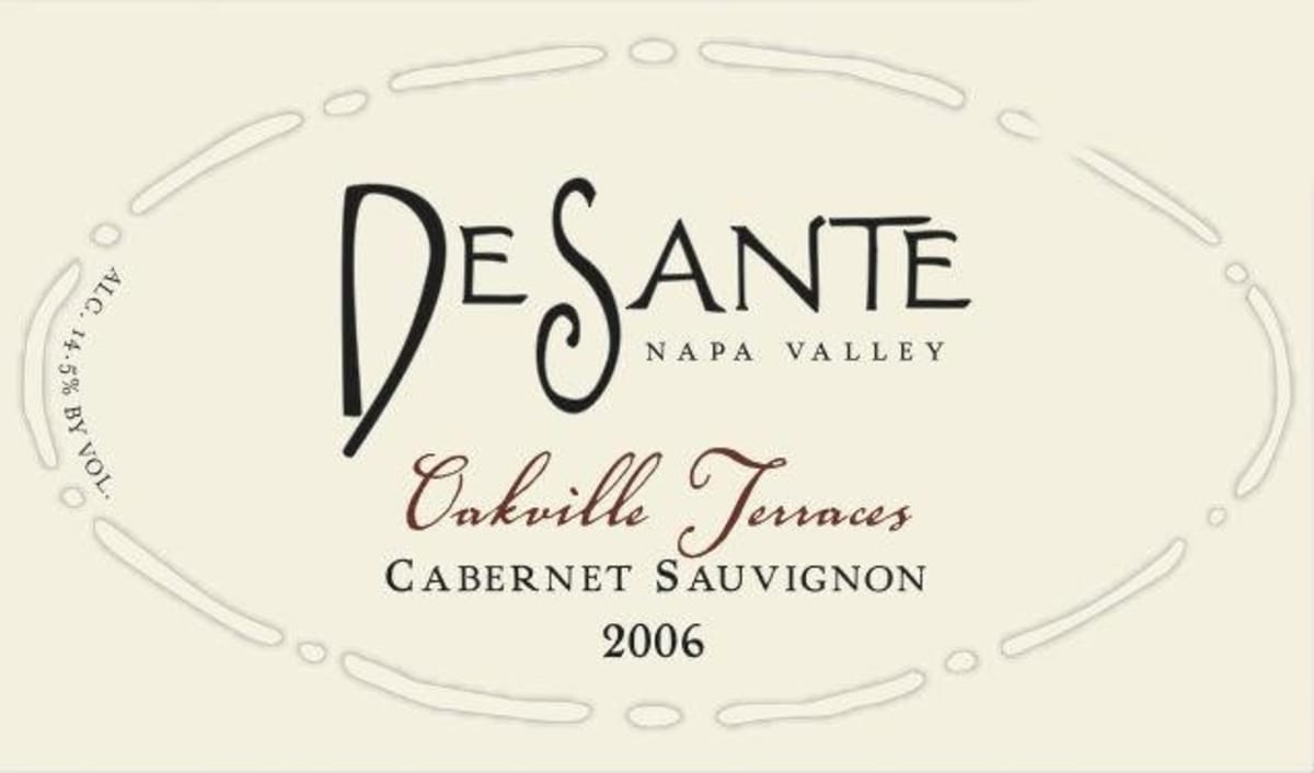 DeSante Oakville Terraces Cabernet Sauvignon 2006 Front Label