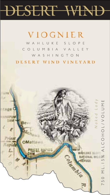 Desert Wind Viognier 2014 Front Label