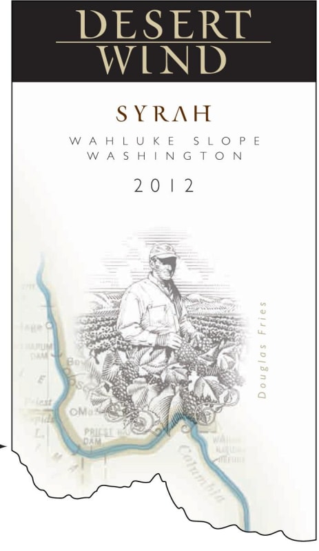 Desert Wind Syrah 2012 Front Label
