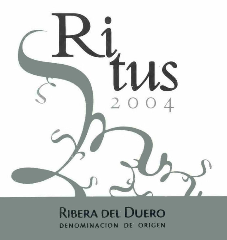 Bodegas Balbas Ritus 2004 Front Label