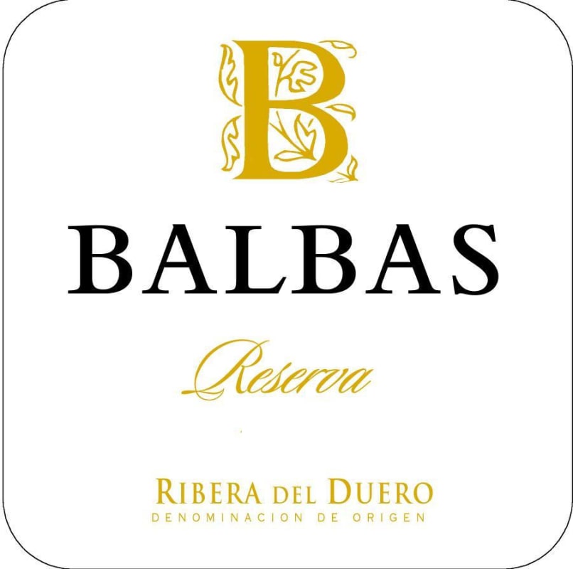 Bodegas Balbas Reserva 2009 Front Label