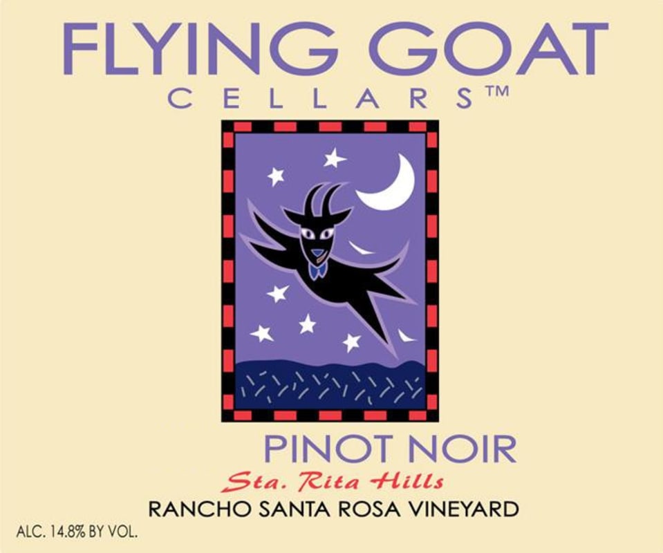 Flying Goat Cellars Rancho Santa Rosa Vineyard Pinot Noir 2009 Front Label