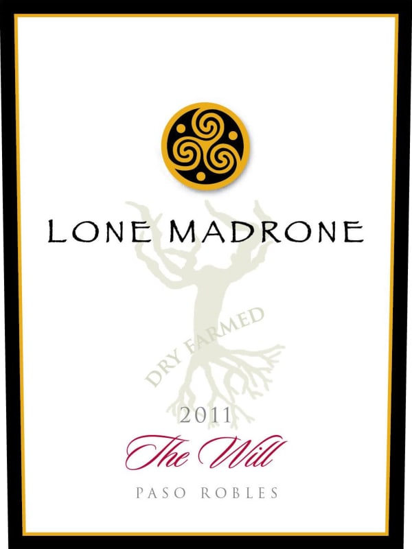 Lone Madrone The Will 2011 Front Label