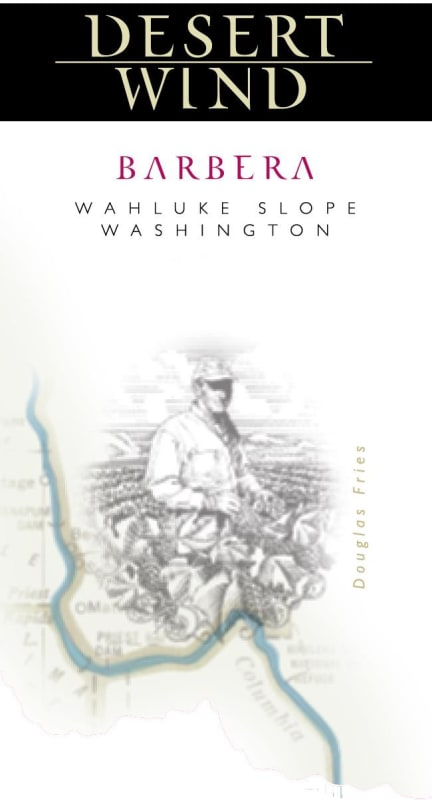 Desert Wind Barbera 2014 Front Label