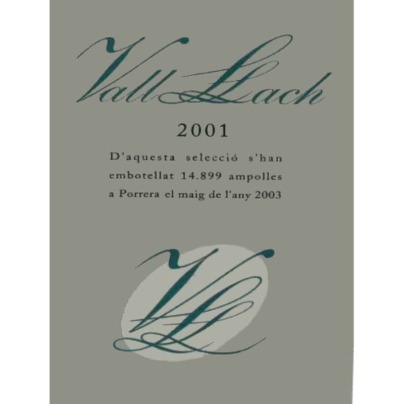 Vall Llach Priorat 2001 Front Label