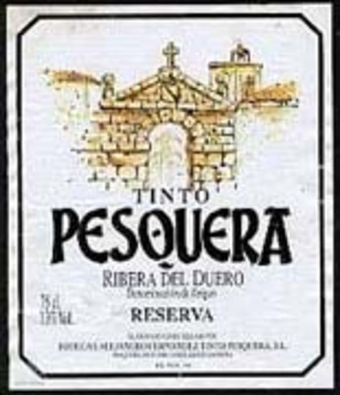 Pesquera Reserva 2000 Front Label