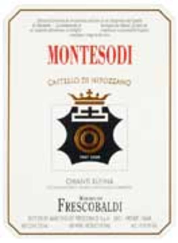 Frescobaldi Nipozzano Montesodi Chianti Rufina 2001 Front Label