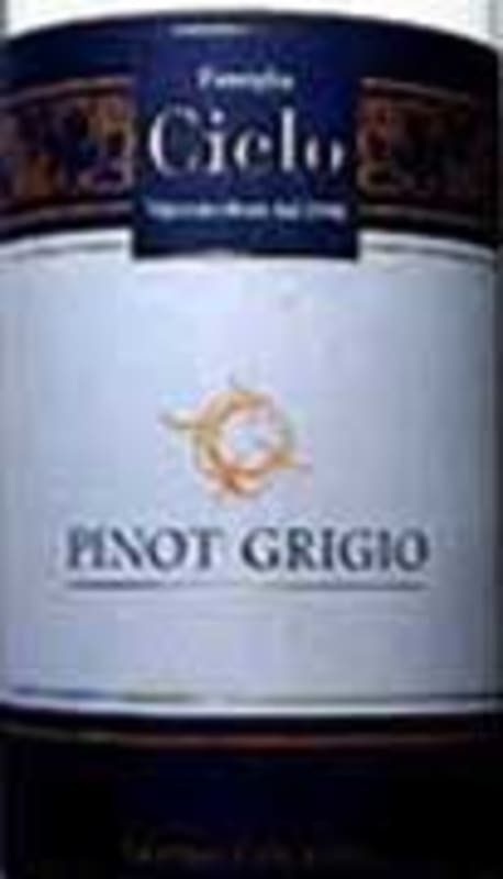 Cielo Pinot Grigio 2003 Front Label