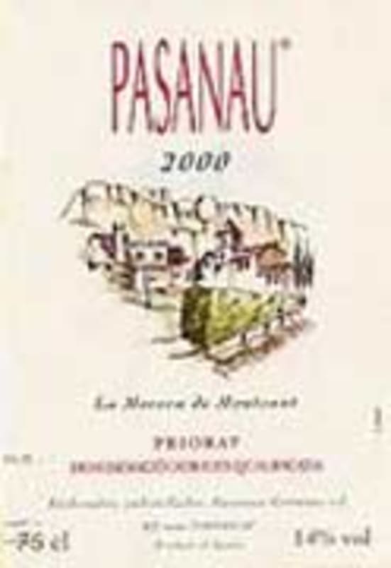 Celler Pasanau Priorat La Planeta 2000 Front Label