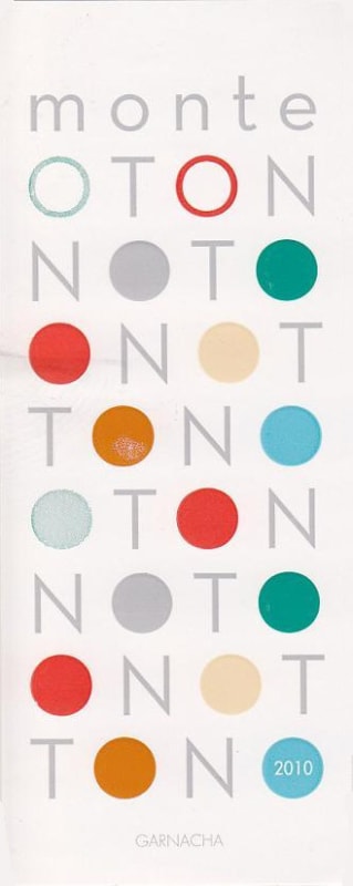 Borsao Monte Oton Garnacha 2010 Front Label