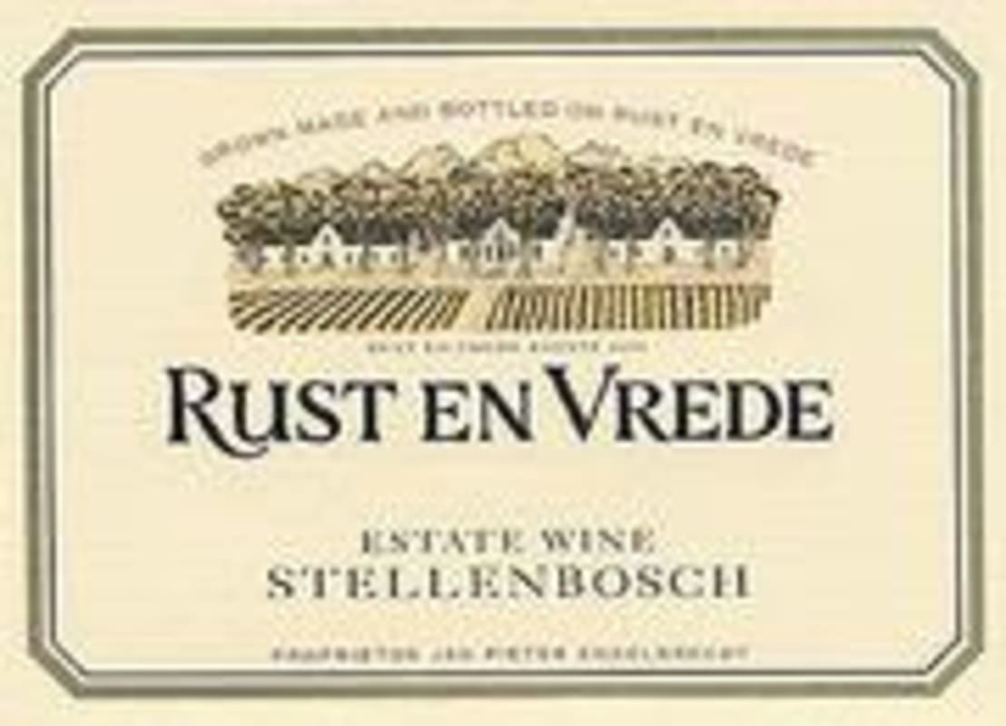 Rust en Vrede Estate Red Blend 2001 Front Label