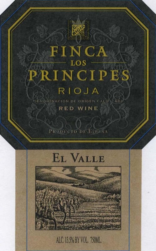 Burgo Viejo Finca los Principes Rioja 2013 Front Label