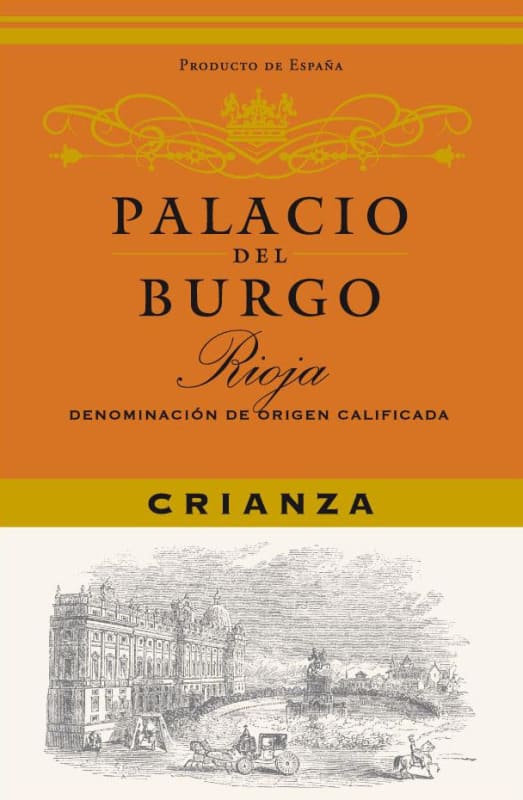 Burgo Viejo Palacio del Burgo Crianza 2010 Front Label