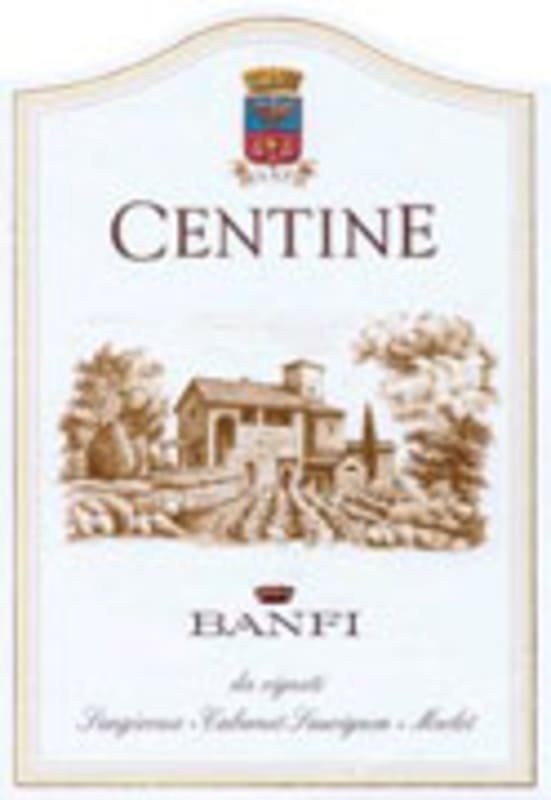 Banfi Centine Toscana 2002 Front Label