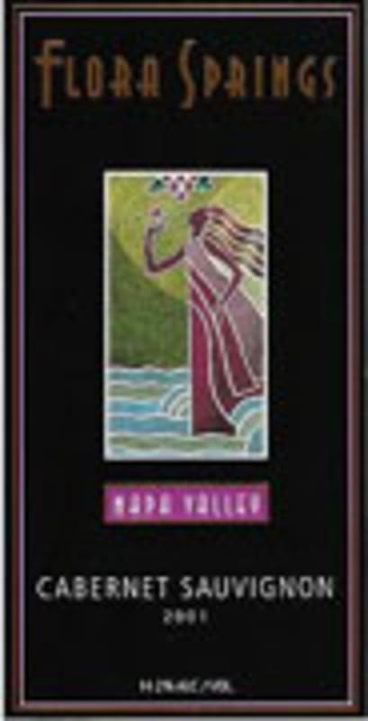 Flora Springs Napa Valley Cabernet Sauvignon 2001 Front Label
