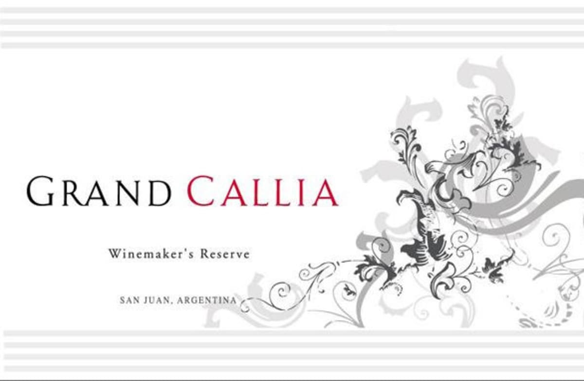Bodegas Callia Grand Callia Winemaker's Reserve 2006 Front Label