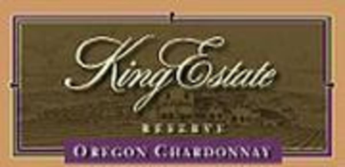 King Estate Reserve Chardonnay 1996 Front Label