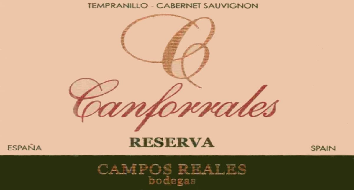 Campos Reales Canforrales Reserva 2010 Front Label