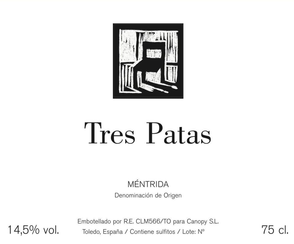 Canopy Tres Patas 2013 Front Label