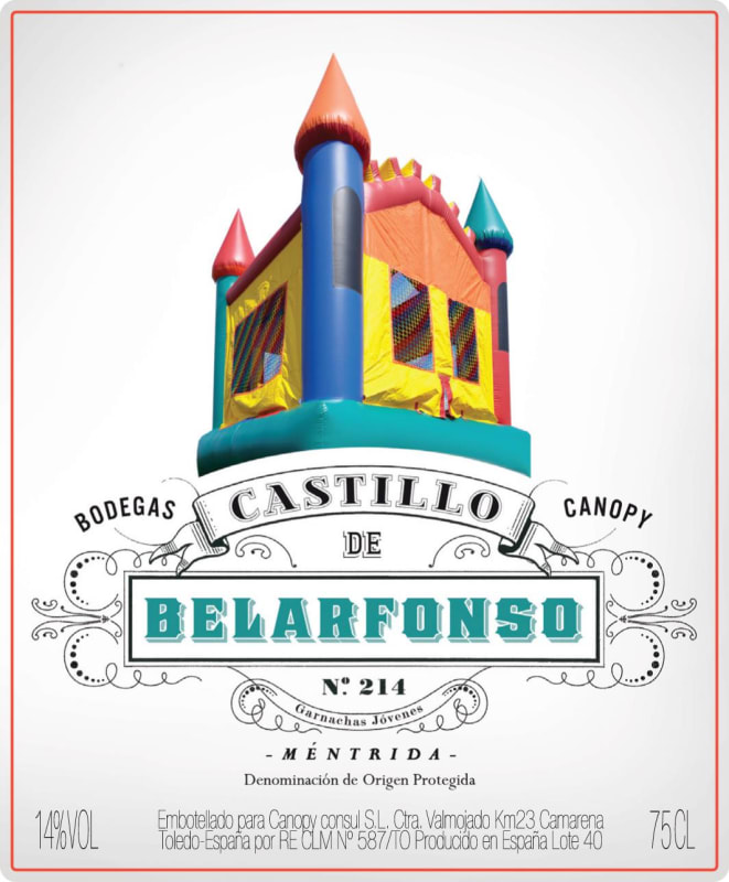 Canopy Castillo de Belarfonso 2013 Front Label