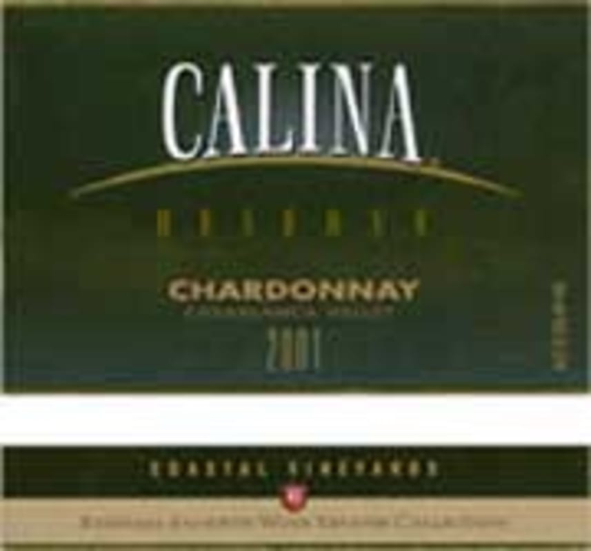Calina Reserva Chardonnay 2002 Front Label