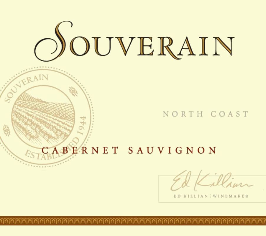 Chateau Souverain North Coast Cabernet Sauvignon 2014 Front Label