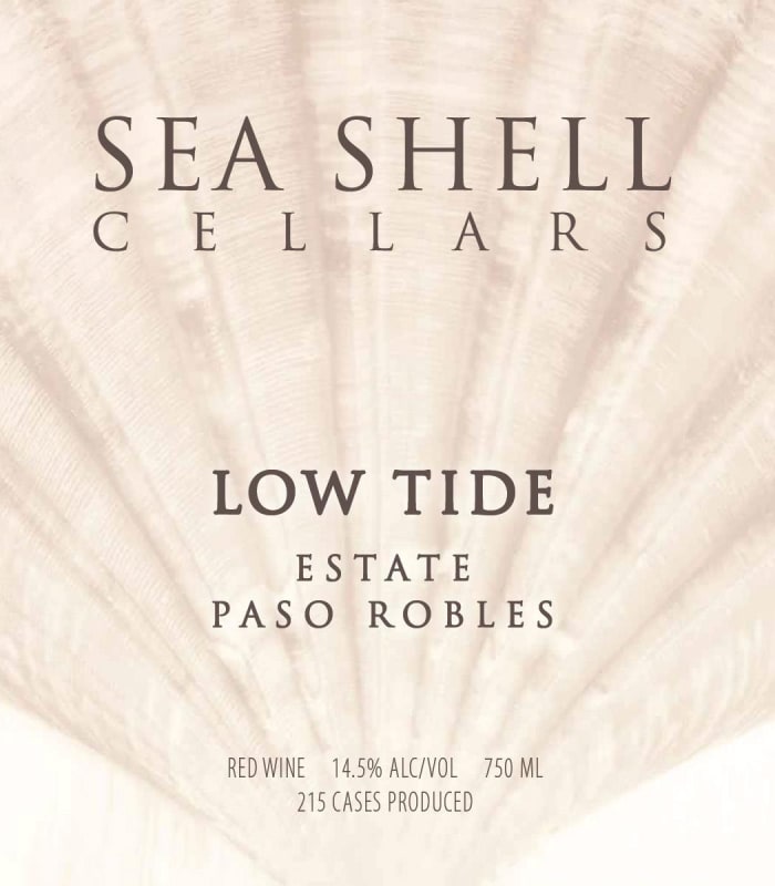 Seashell Cellars Low Tide 2013 Front Label