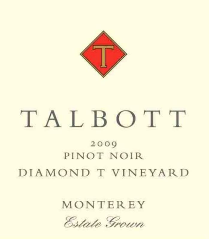 Talbott Diamond T Vineyard Pinot Noir 2009 Front Label