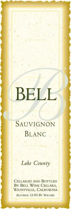 Bell Wine Cellars Sauvignon Blanc 2009 Front Label