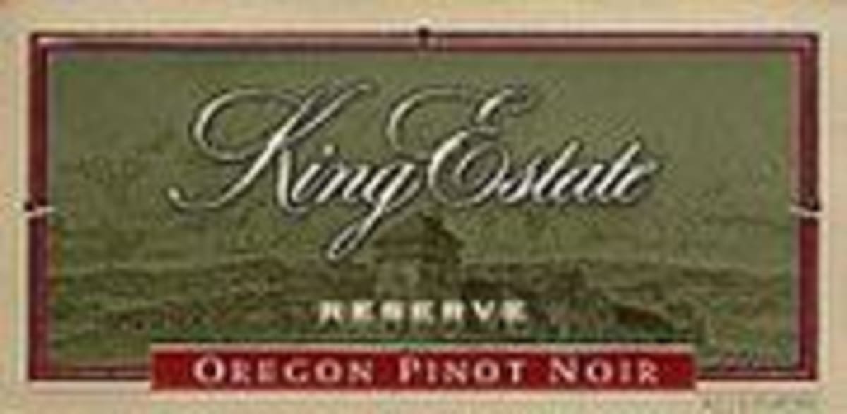 King Estate Reserve Pinot Noir 1996 Front Label