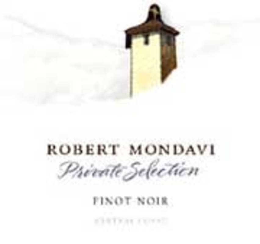 Robert Mondavi Private Selection Pinot Noir 2002 Front Label