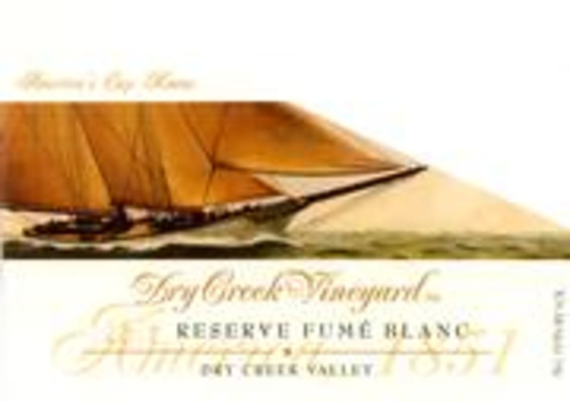 Dry Creek Vineyard Reserve Fume Blanc 1997 Front Label
