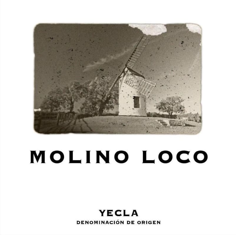 Bodegas Castano Molino Loco Monastrell 2015 Front Label