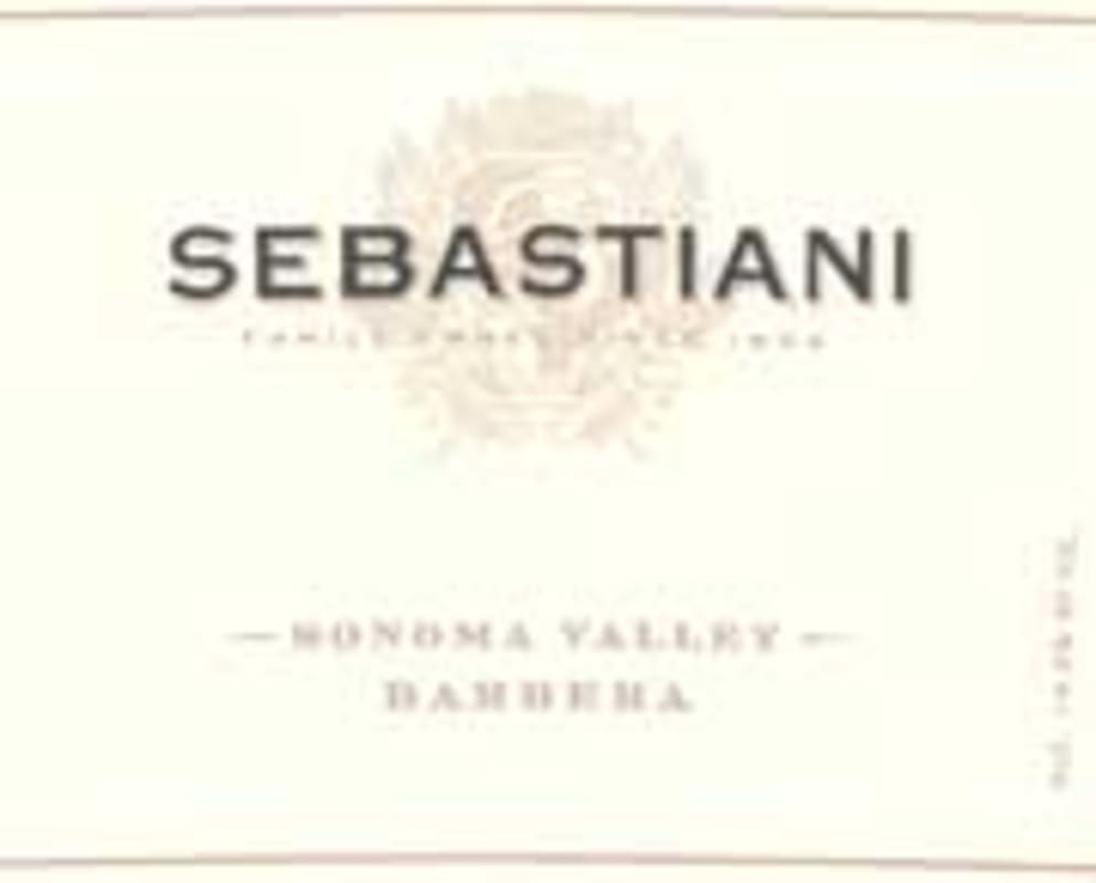 Sebastiani Barbera 2001 Front Label