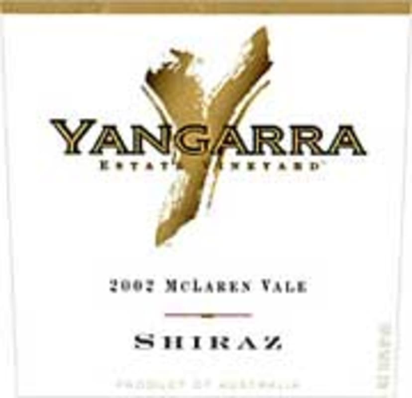 Yangarra Appellation Series Shiraz 2002 Front Label