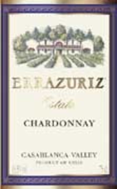 Errazuriz Chardonnay 2003 Front Label