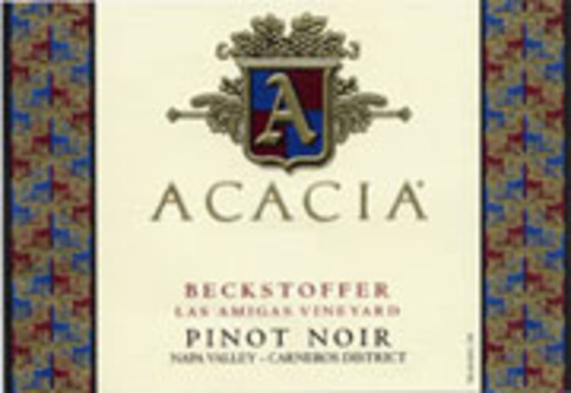 Acacia Beckstoffer Pinot Noir 2002 Front Label