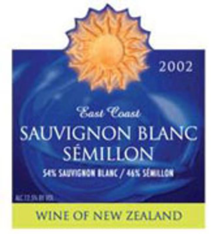 Azure Bay Sauvignon Blanc/Semillon 2002 Front Label