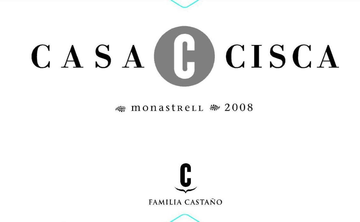 Bodegas Castano Casa Cisca 2008 Front Label