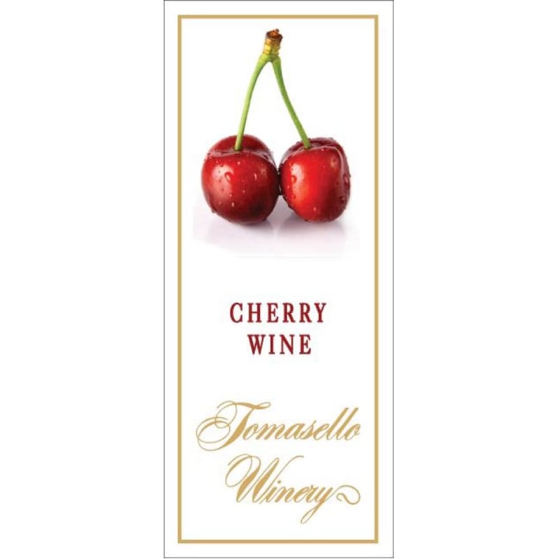 Tomasello Winery Cherry Fruit Wine (500ml) Front Label