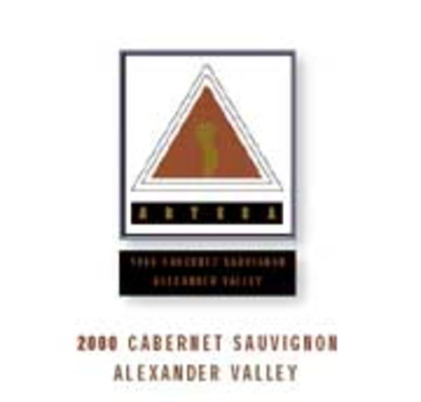 Artesa Alexander Valley Cabernet Sauvignon 2000 Front Label