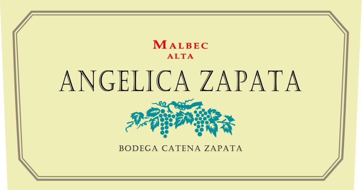 Catena Angelica Zapata Alta Malbec 2011 Front Label
