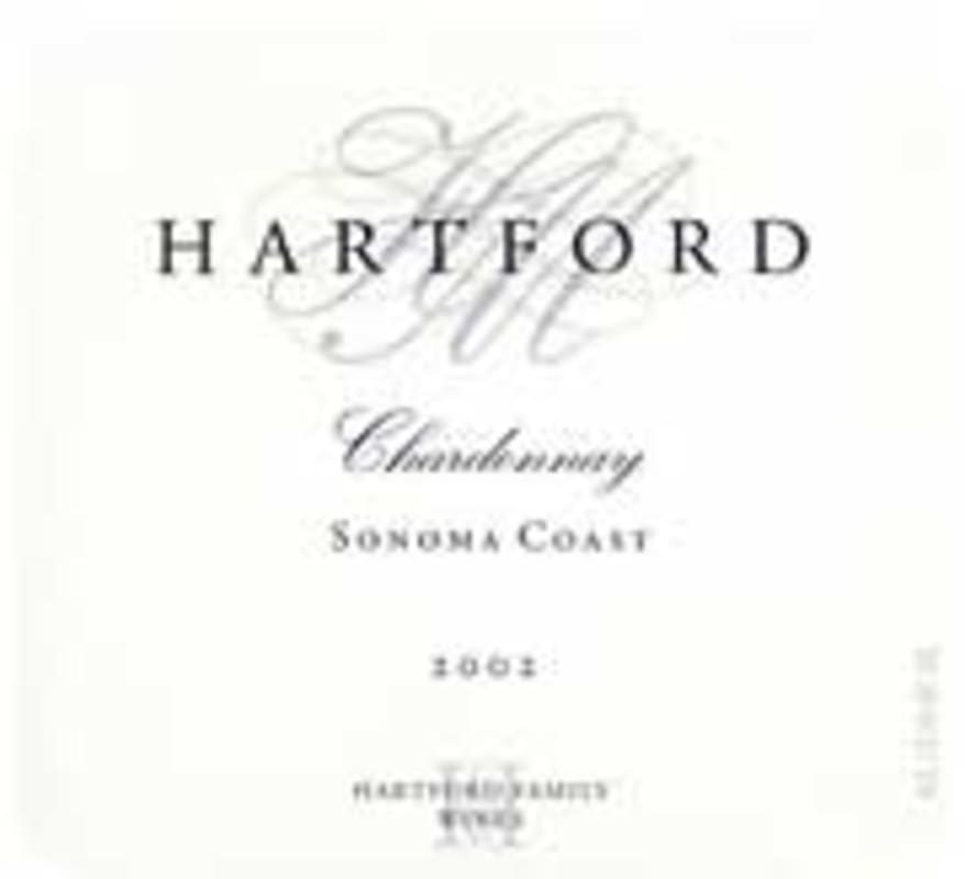 Hartford Sonoma Coast Chardonnay 2002 Front Label