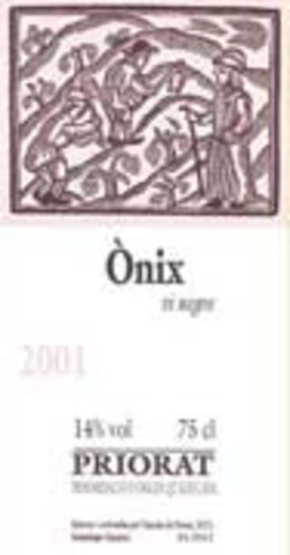 Onix Priorat 2002 Front Label