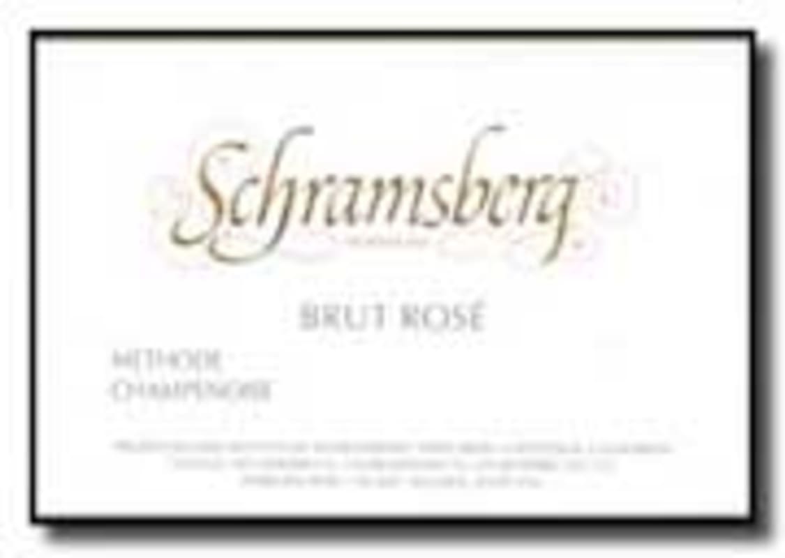 Schramsberg Brut Rose 2001 Front Label