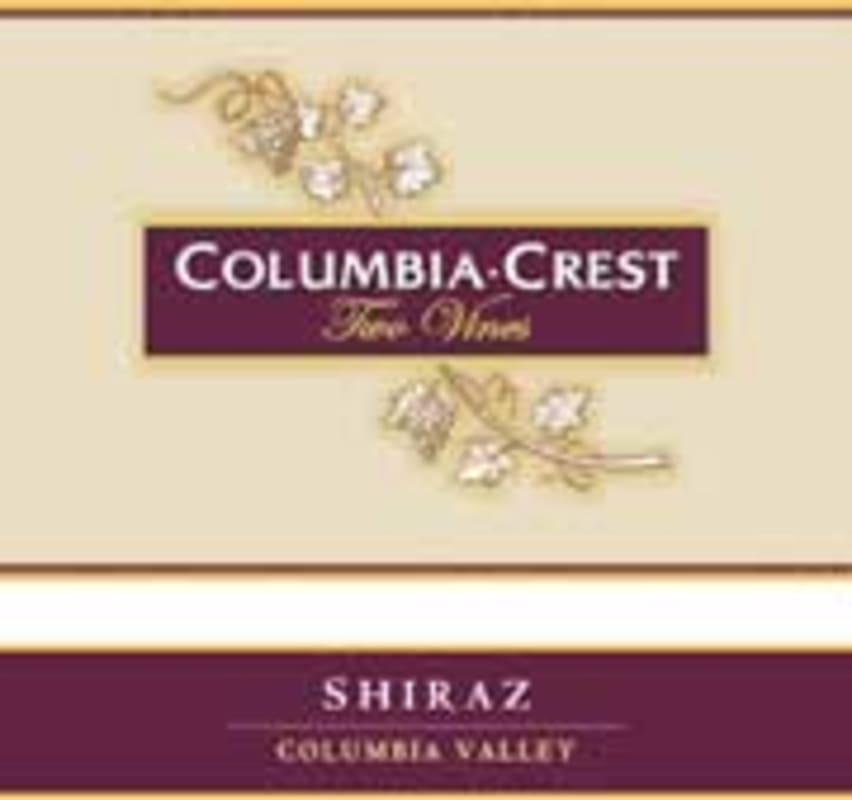 Two Vines Shiraz 2002 Front Label