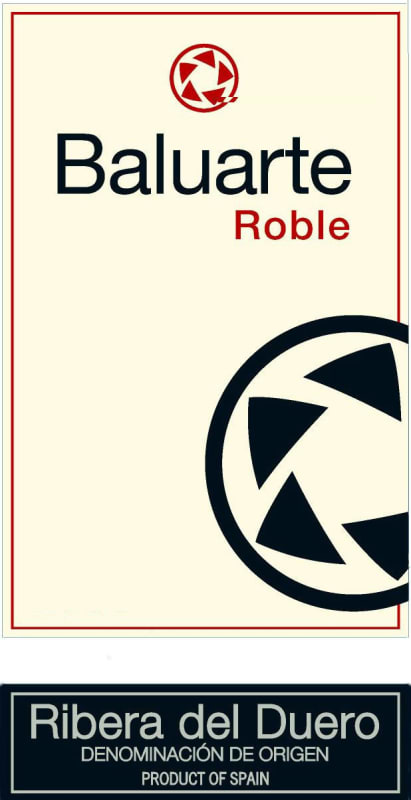 Julian Chivite Baluarte Tinto Roble 2012 Front Label