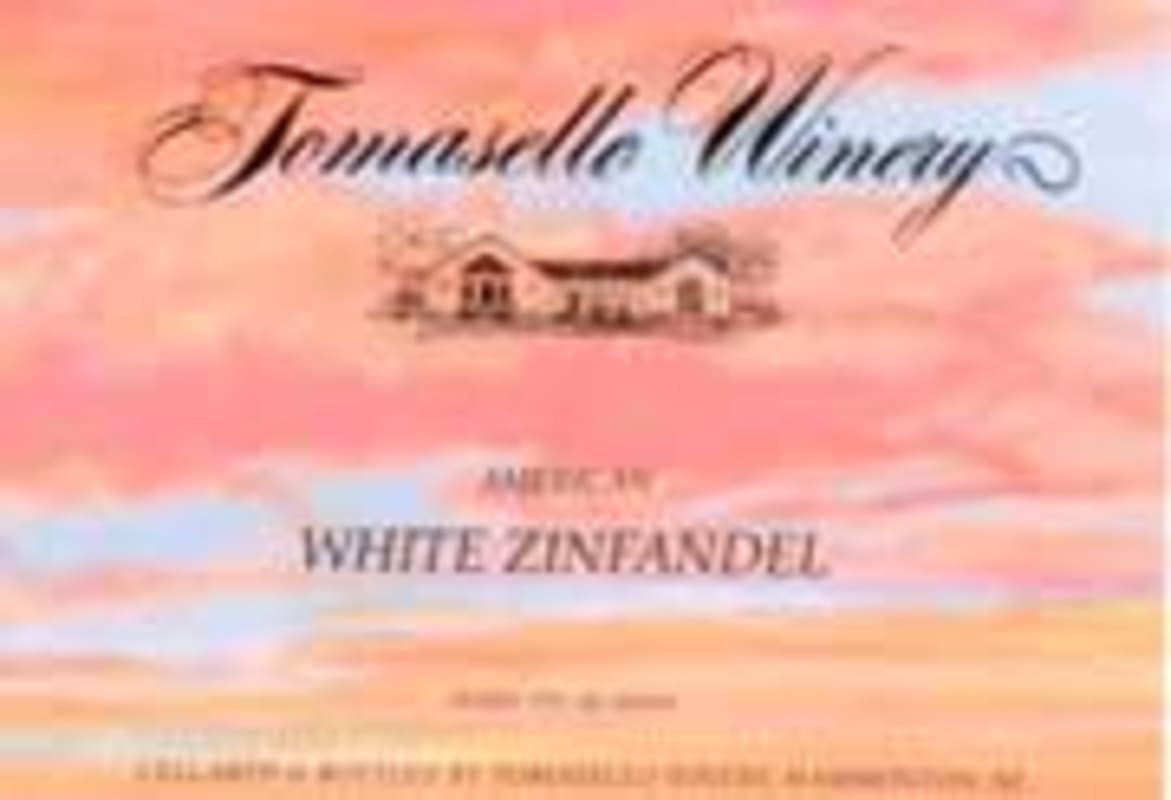 Tomasello Winery American White Zinfandel Front Label