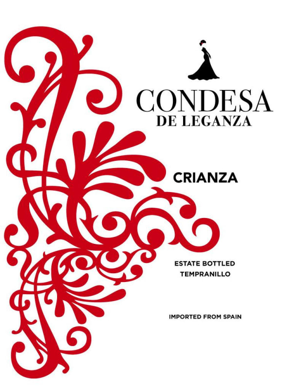Condesa de Leganza Tempranillo Crianza 2009 Front Label