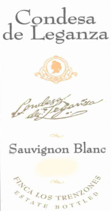 Condesa de Leganza Sauvignon Bnc 2007 Front Label